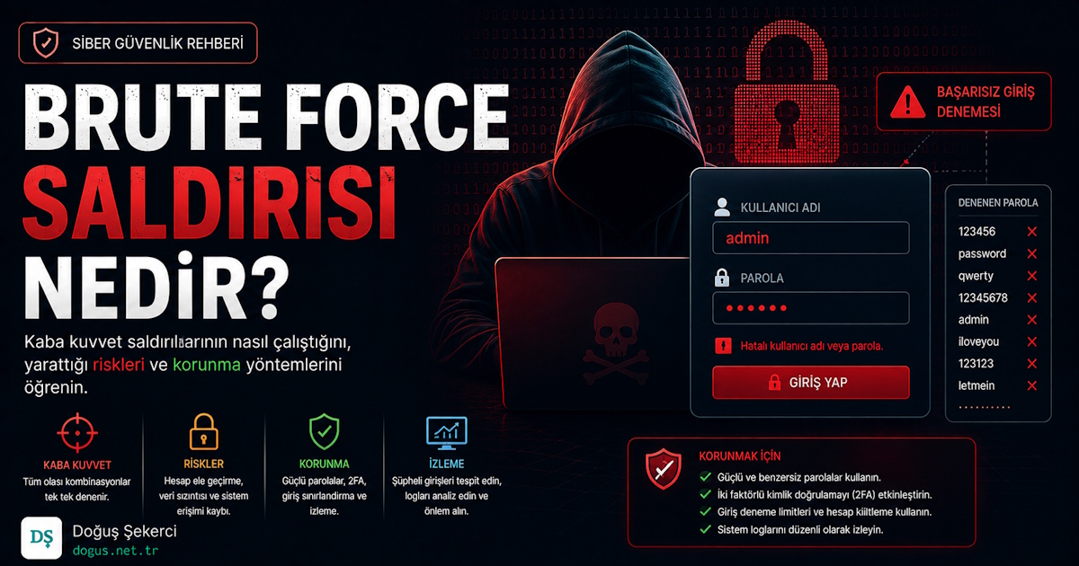 Brute Force Saldırısı Nedir?