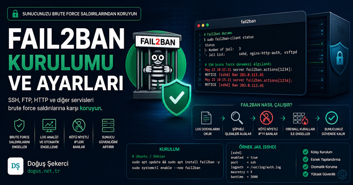 Fail2ban Kurulumu ve Ayarları
