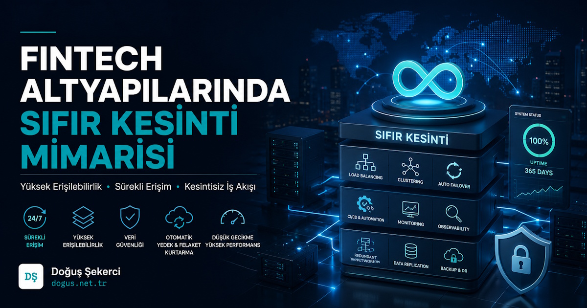 Fintech Altyapılarında Sıfır Kesinti Mimarisi