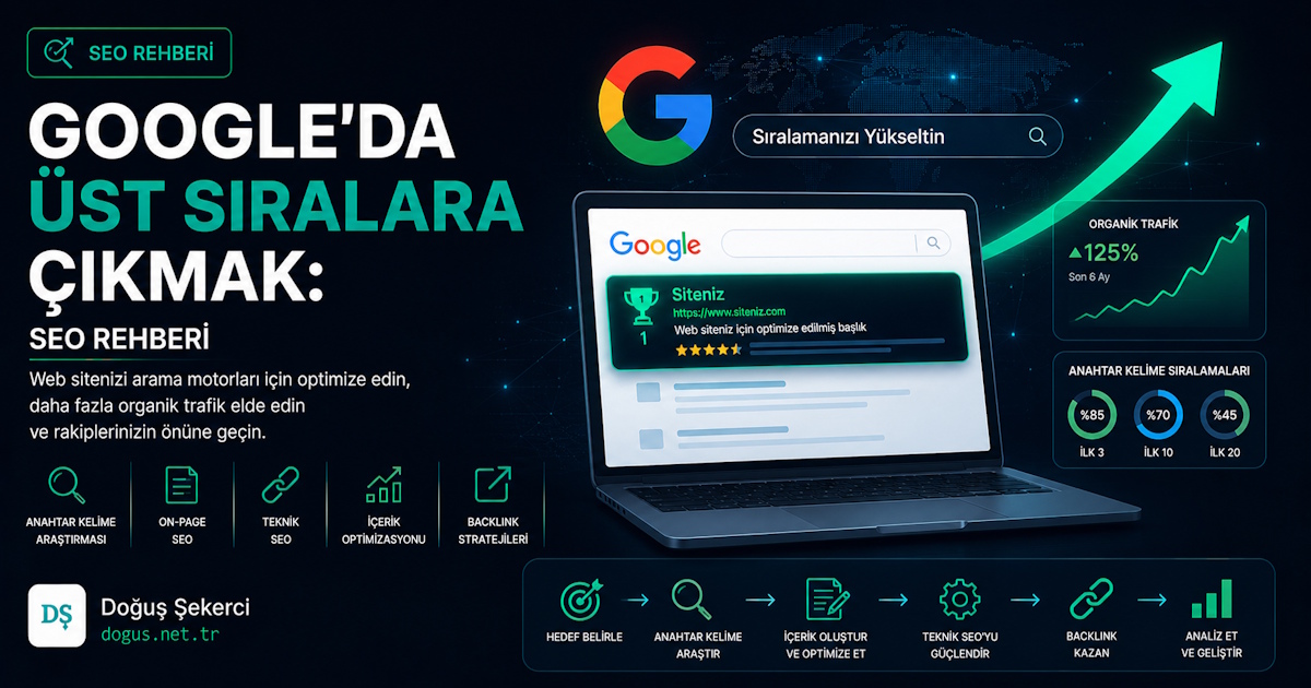 Google'da Üst Sıralara Çıkmak: SEO Rehberi