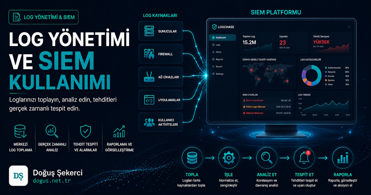 Log Yönetimi ve SIEM Kullanımı