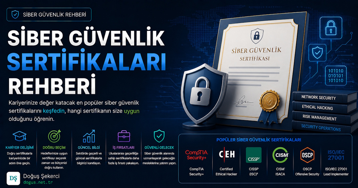 Siber Güvenlik Sertifikaları Rehberi
