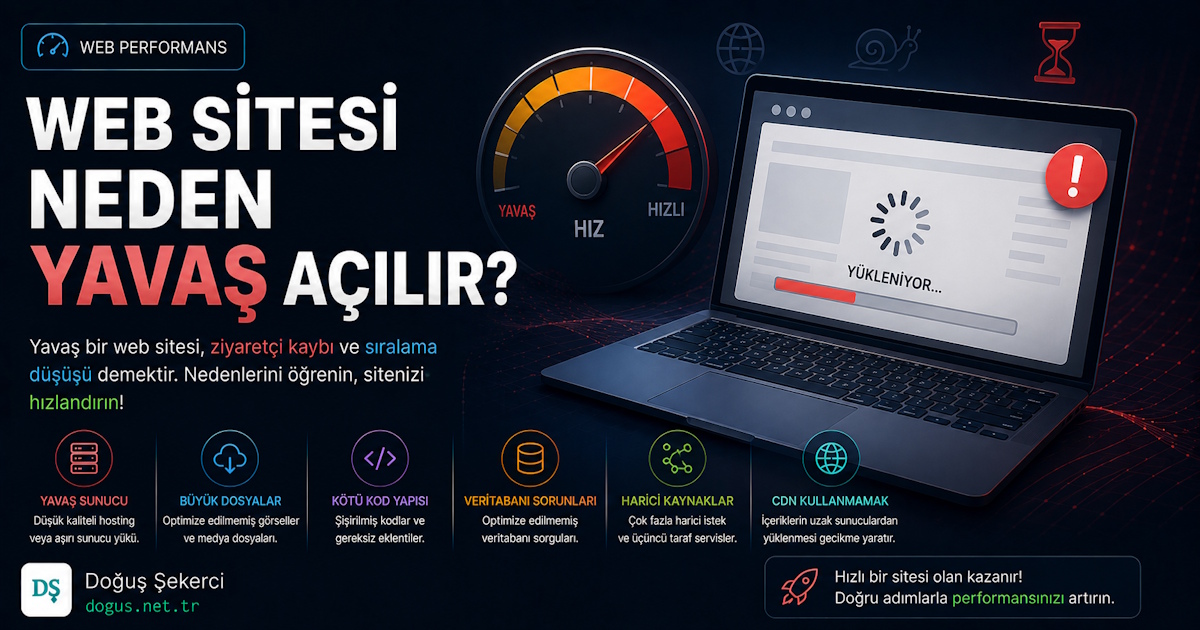 Web Sitesi Neden Yavaş Açılır?