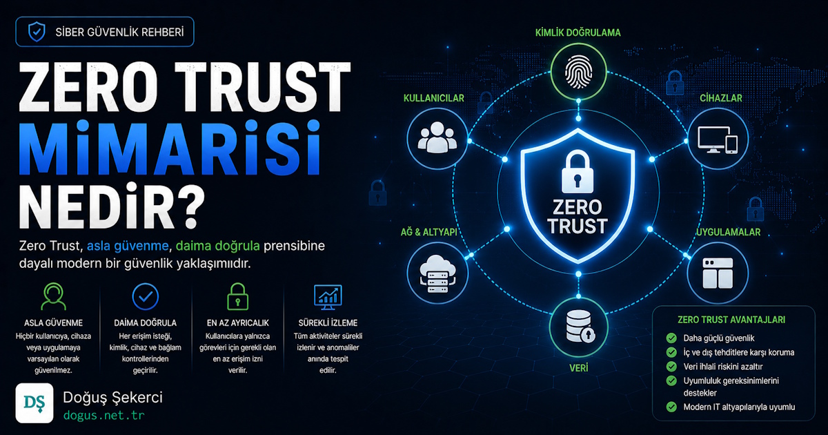 Zero Trust Mimarisi Nedir?